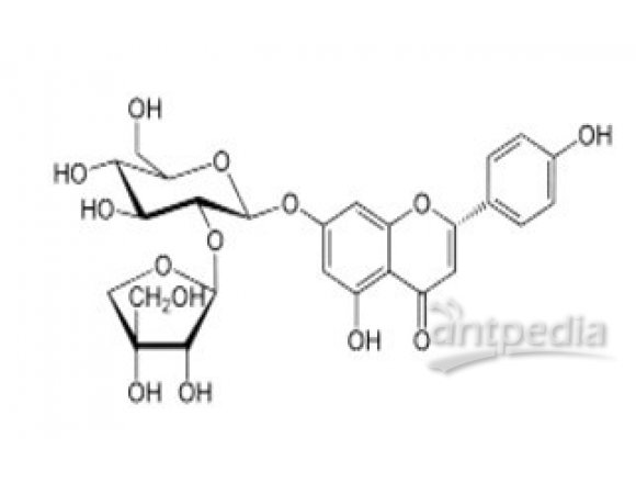 上海同田中草药对照品标准品芹菜苷Apigenin-7-apioglucoside26544-34-3中药标准品