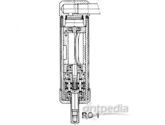 STIRRER COMPRESSED AIR RO 23/F, OVERALL   LENGTH: 155 MM  0,2 - 6 BAR