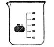 BEAKERS,TALL FORM,  BOROSILICATE-GL.,  800 ML, WITH GRADUATION  AND SPOUT, O.? 89 MM  H. 171 MM