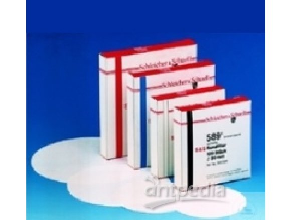 FILTER PAPER CIRCLES,WHITE RIBB.(2)   MED.SOFT,RAPID.D.55MM, PACK PF 100