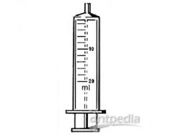 Glass syringe, 100:4ml, brown graduated,  metall luer-lock-tip, autoclavable up to 134°C,  con. cert., borosilicate glass