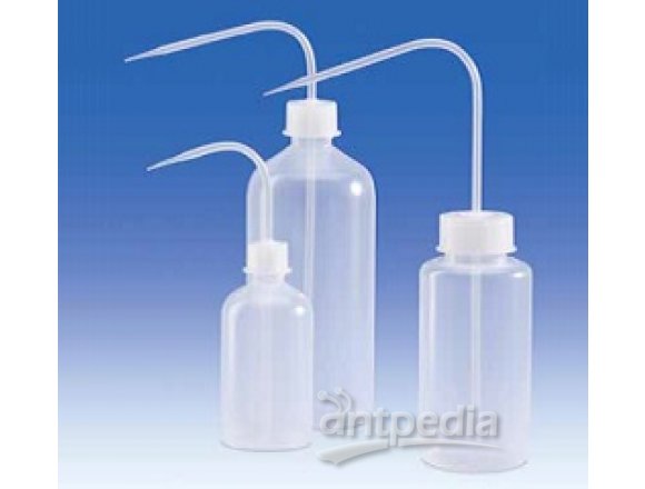 Wash-Bottle, PP, GL 63, wash-bottle cap, PP, tall shoulder, 1000 ml