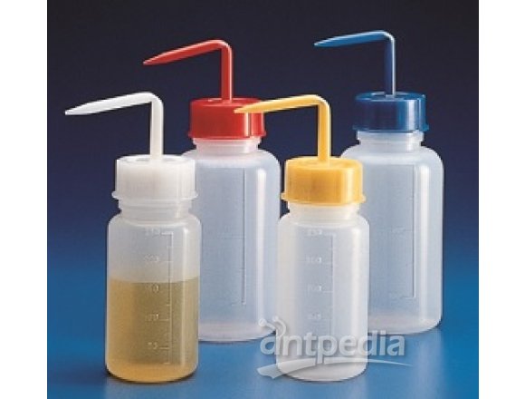 KARTELL宽口洗瓶，蓝色盖子，材质：PE，容量：250ml，GL45