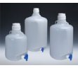 可高温高压灭菌的细口大瓶(带放水口),聚丙烯;聚丙烯放水口和螺旋盖,TPE垫圈