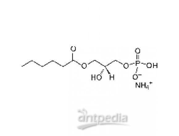 1-hexanoyl-2-hydroxy-sn-glycero-3-phosphate (ammonium salt)