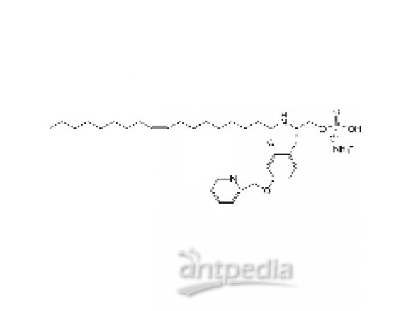 (S)-phosphoric acid mono-{2-octadec-9-enoylamino-3-[4-(pyridin-2-ylmethoxy)-phenyl]-propyl} ester (ammonium salt)