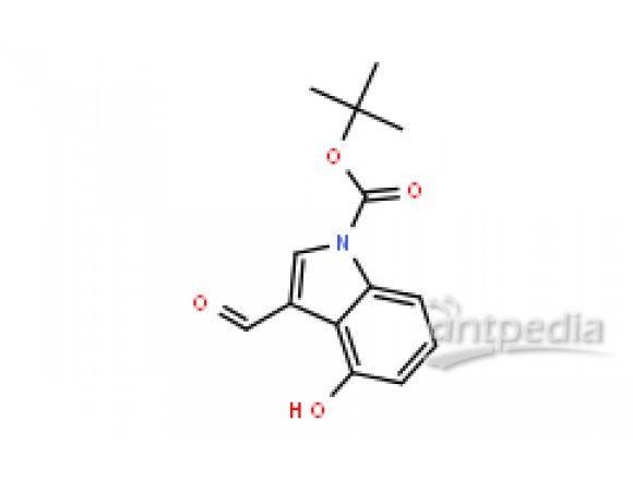 3-甲酰基-4-羟基吲哚-1-羧酸叔丁酯