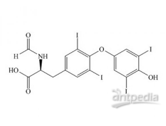 PUNYW6433497 Levothyroxine Related Compound 3 (N-Formyl-O-(4-hydroxy-3,5-diiodophenyl)-3,5-diiodo-L-Tyrosine)