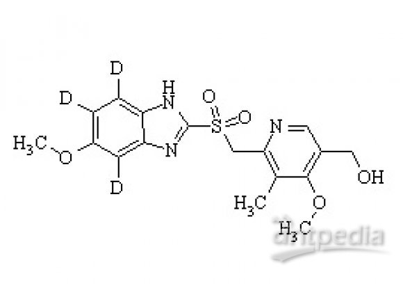 PUNYW6127486 5-Hydroxy Omeprazole-d3 Sulfone