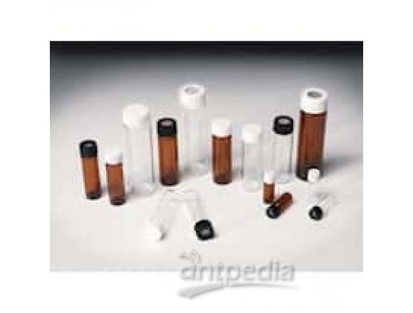 Thermo Scientific B7800-12 Glass Vials PTFE Lined Cap Clear 12 ml 200/pk