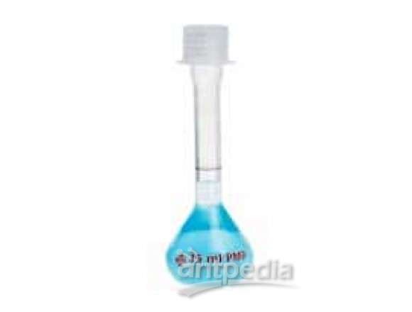 Cole-Parmer Class B Transparent PMP Volumetric Flask, 50 mL, 1/Pk