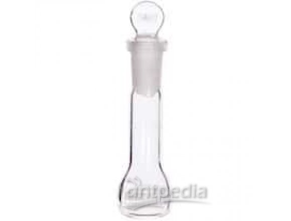 Cole-Parmer elements Volumetric Flask, Glass, with Glass Stopper, 25 mL; 2/PK