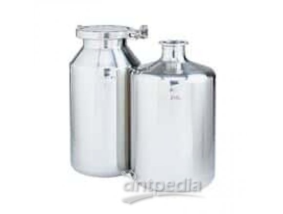 Eagle Stainless Stainless steel sanitary bottle; 1 liter, 2" flange