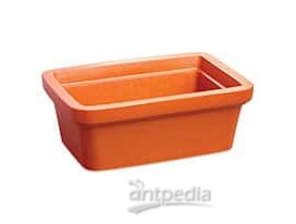 Corning EVA-Foam Ice Pan with Lid, Orange, 4 L; 1/Each