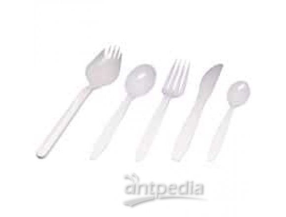 Corning Gosselin Cutlery Large Spoon, polystyrene, 8 mL, white, sterile; 1000/cs