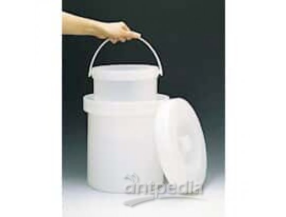 Heavy-Duty HDPE Crock with Cover, 4 gal; 1/Pk