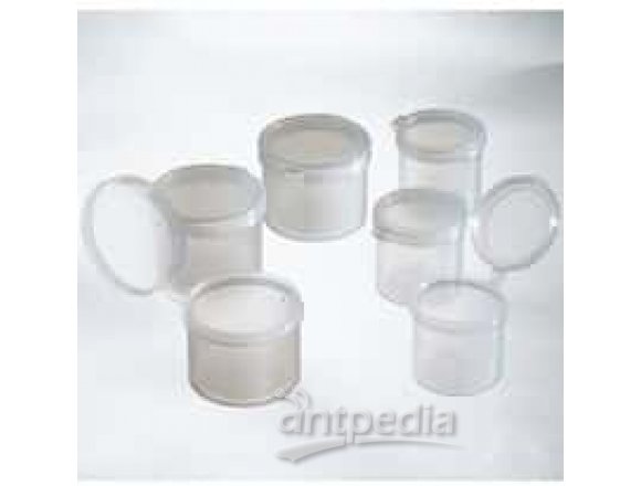 Hinged-Lid Sample Containers, PP, 1/2 oz, 2000/pk