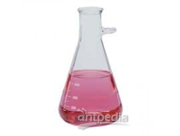 DWK Life Sciences (Kimble) Kimax Filtering Glass Flask, 4000 mL, 3/8" barb, 1/cs