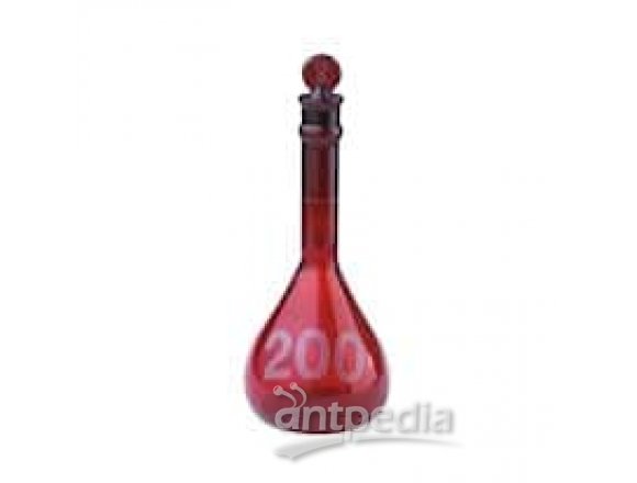 DWK Life Sciences (Kimble) 92822G-10 Ray-Sorb Glass Volumetric Flask, Wide-Mouth, 10 mL; 6/Cs