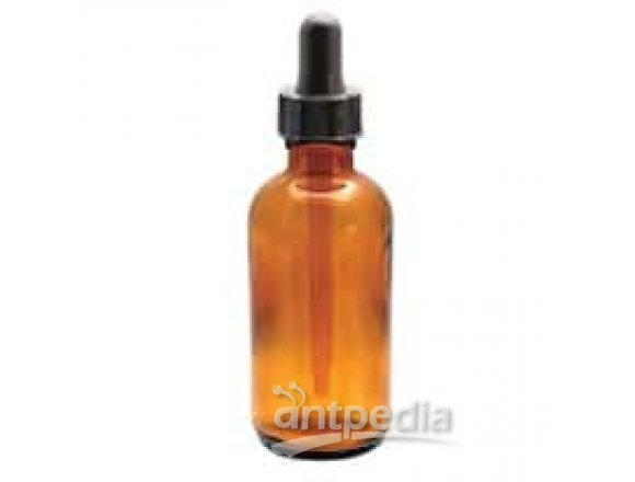 DWK Life Sciences (Kimble) 15040P-30 30 mL Amber Glass Dropping Bottle, Plastic dropper