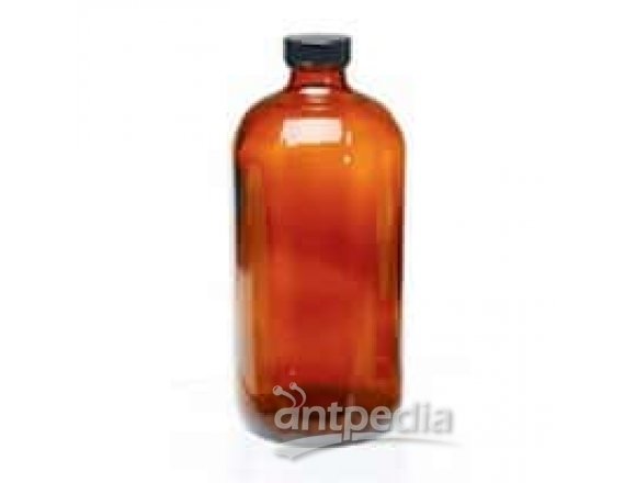 DWK Life Sciences (Kimble) 5110120V21 波士顿圆形玻璃瓶, 透明, 1 盎司, 48 个/箱