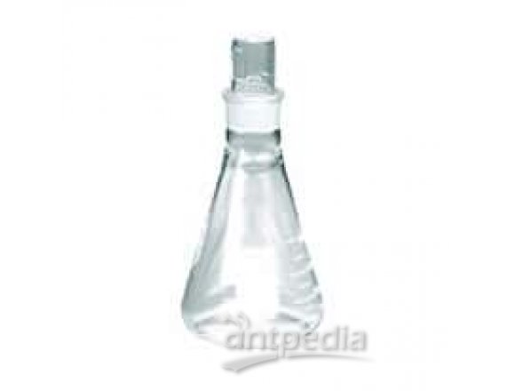 Pyrex 5020-50 5020 Stoppered Erlenmeyer Glass Flask, 50 mL, 12/pk