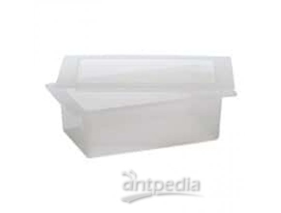Scienceware 16189 polypropylene tray with cover, 3 1/4"H