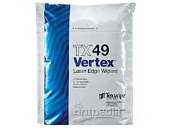 Texwipe TX49 Cleanroom Wipe, High-sorption, 9" x 9", 150/bag