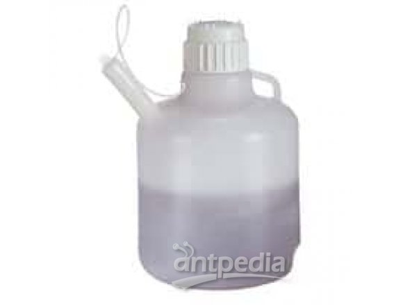 Thermo Scientific Nalgene 2340-0020 low-density polyethylene safety dispensing jug, 10 L
