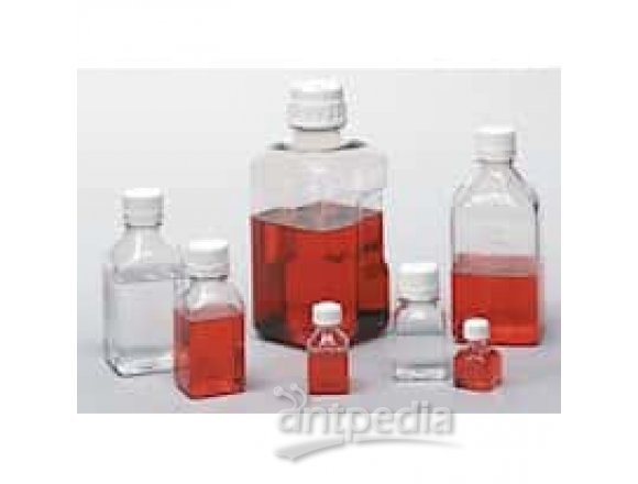 Thermo Scientific Nalgene 2019-0125 Sterile PETG Media Bottles, 125 mL; 48/box