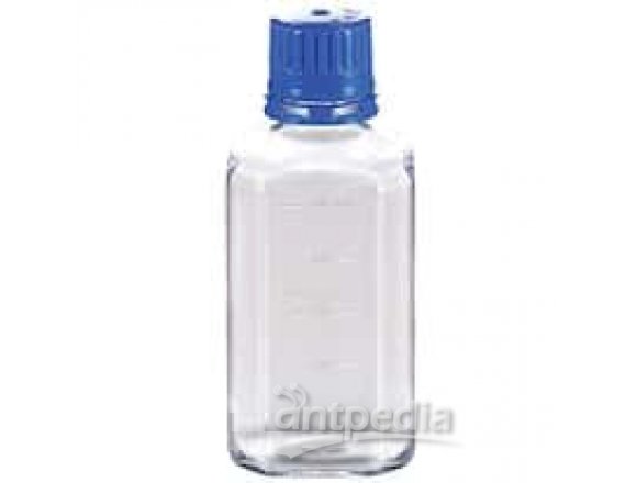 TriForest BGC0030S Square Media Bottle, Sterile, 30 mL, PETG, 24 per pack, 288/CS