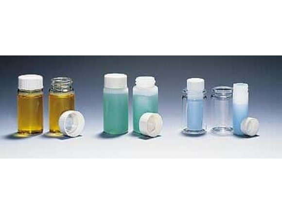 DWK Life Sciences (Wheaton) 986568 20 mL Glass Scintillation Vials; size 24 urea cap/polyethylene disc liner