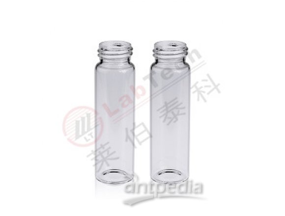 莱伯泰科 LT006140mL 24-400 透明样品瓶. 27.5×95mm. 100个