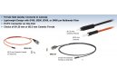 ThorlabsFC/PC多模光纤跳线，带插芯端