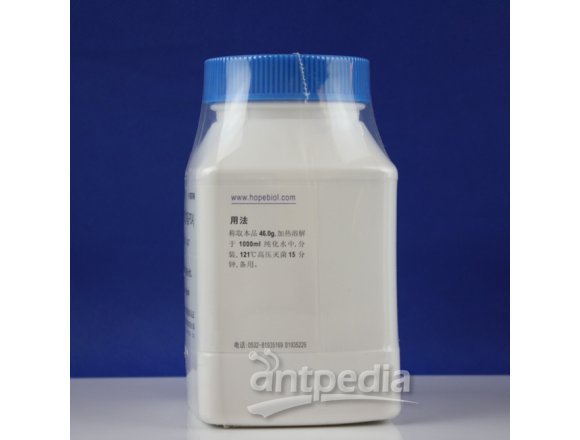 马铃薯葡萄糖琼脂培养基（PDA）（中国药典）HB0233-12  250g