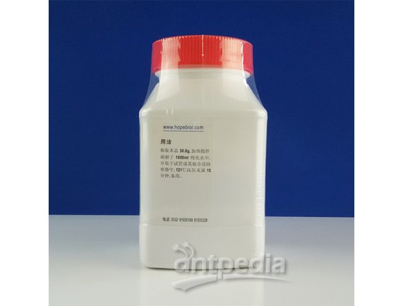 胰酪大豆胨液体培养基（TSB）（中国药典）   	HBKP4114-19    250g