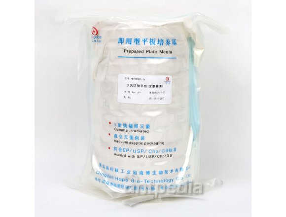 沙氏琼脂平板（含氯霉素）9cm   	HBPM0235-1c   	9cm*10
