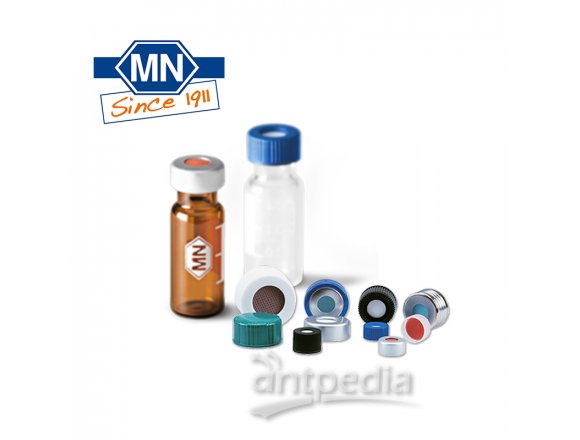 样品瓶盖 CC N20-H， si， Sil w/PTFE bg， 40°， 3.0 钳口铝盖-白色硅胶PTFE垫 MN702094