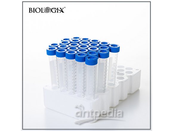 巴罗克Biologix 15ml塞盖离心管 10-0152 锥形底袋装消毒