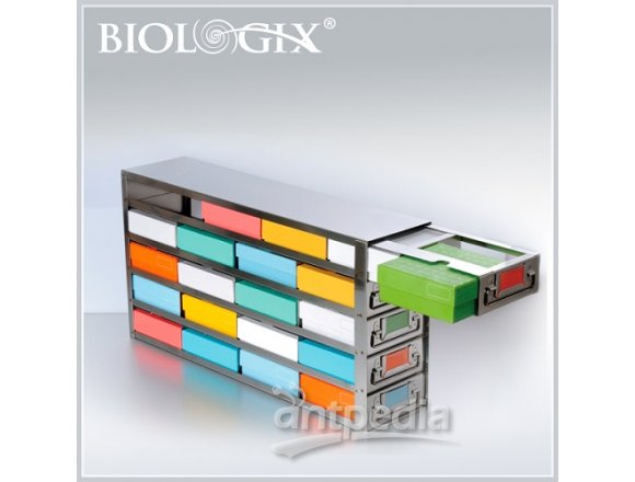 巴罗克Biologix 侧取式抽屉型冻存架 4*4不锈钢材质99-5216