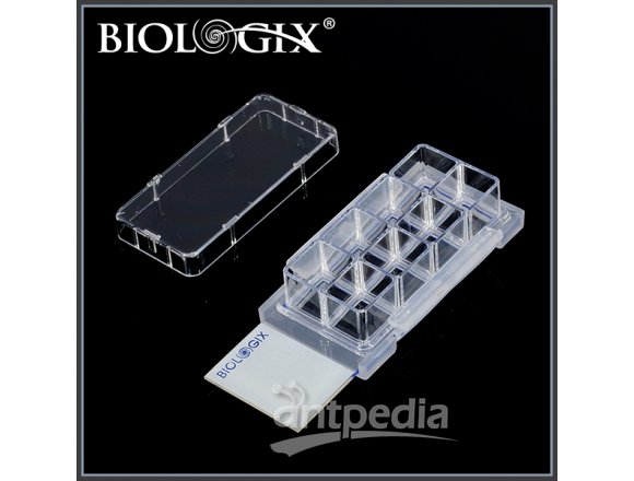 巴罗克Biologix 8室细胞培养玻片 滑动拆卸玻片无需破坏单层细胞即可进行07-2108