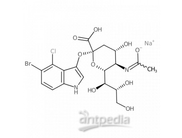 X820580-250mg 5-溴-4-氯-3-吲哚神经氨酸,97%
