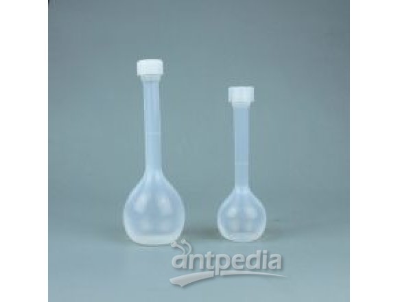 A级PFA塑料容量瓶50ml新材料新能源专用透明聚四氟乙烯定容瓶
