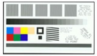 彩色扫描仪测试卡